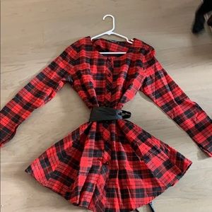 Plaid dress